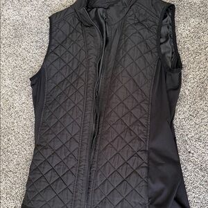 Maurices Black Quilted Vest